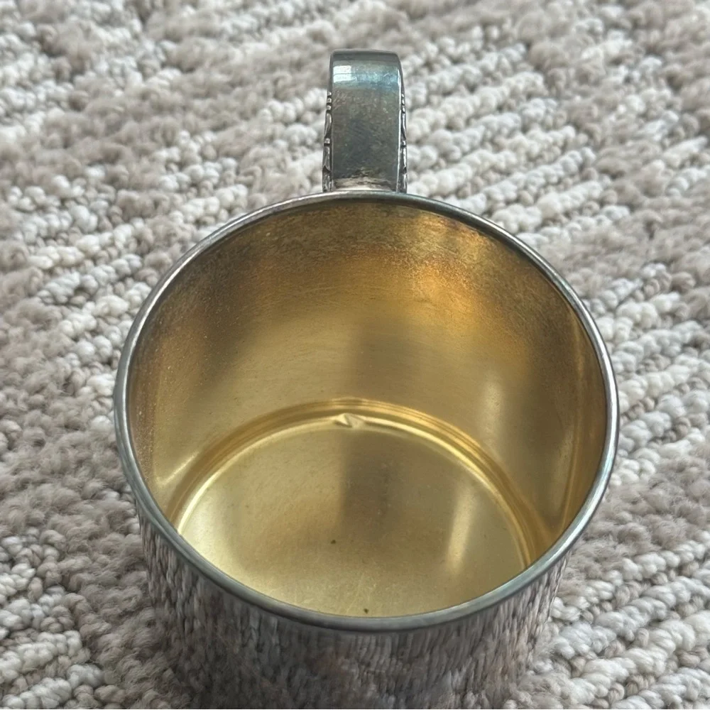 1881 Roger’s Vintage silver 2.5” cup mug